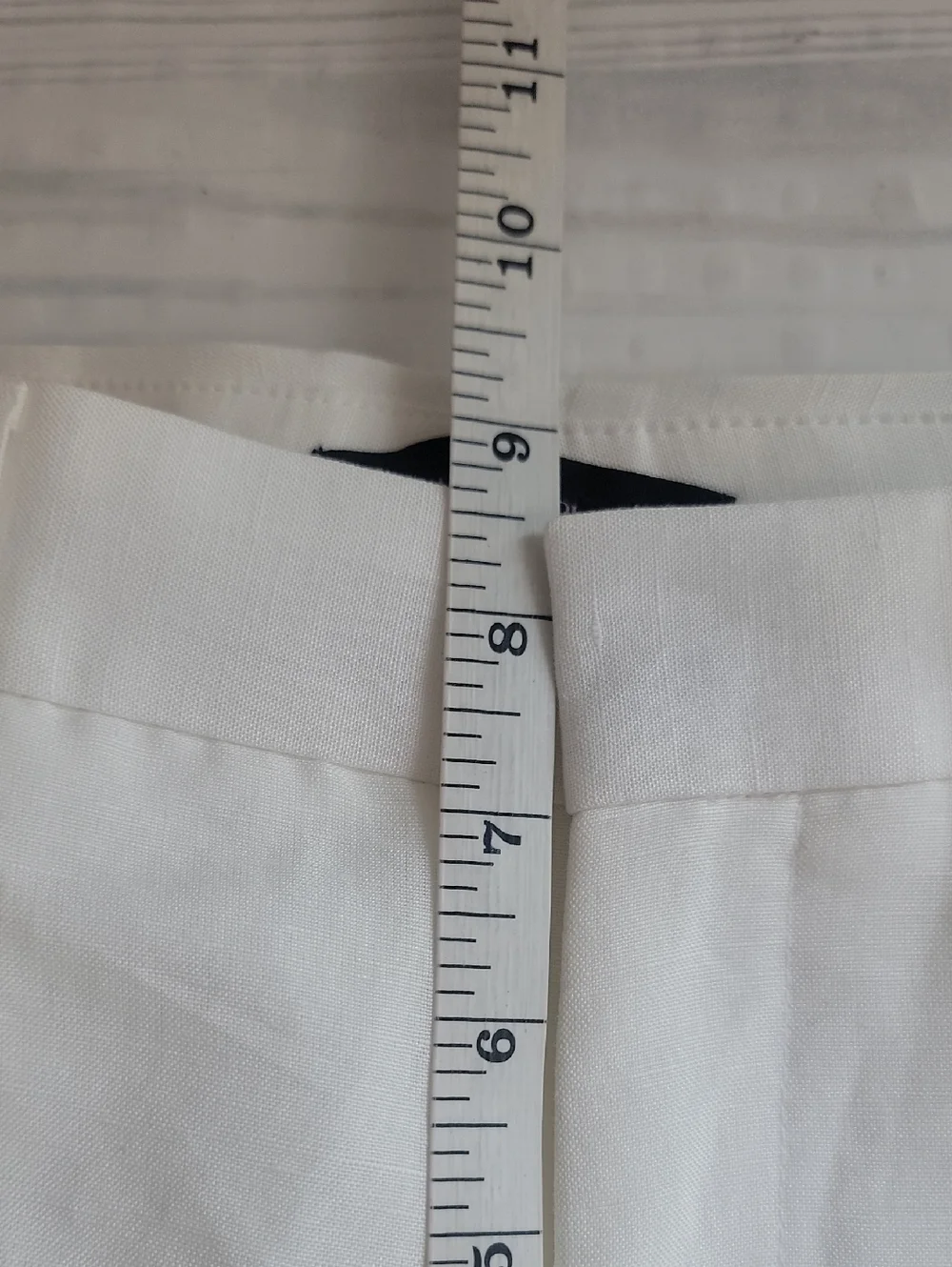 Banana Republic Dress Pants Linen Straight Fit - Summer White Womens Size 0
